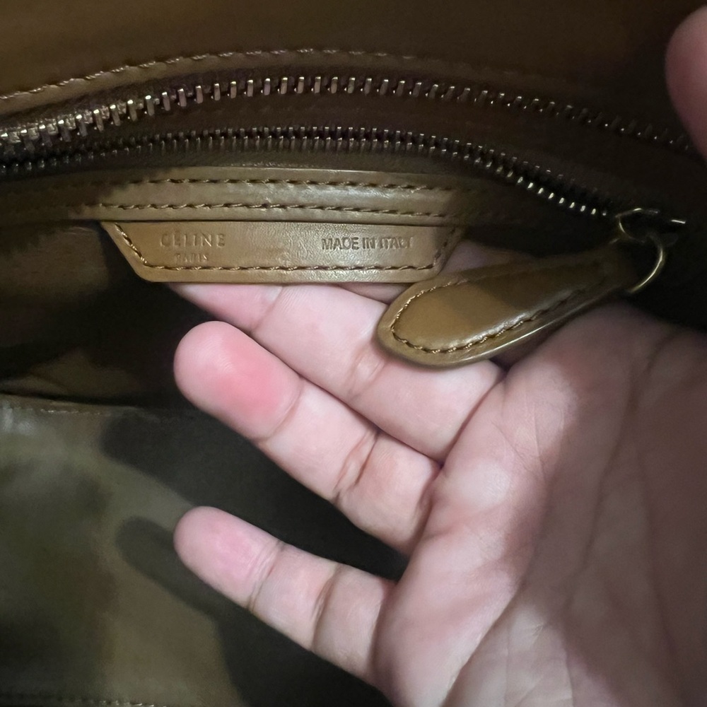 💥SOLD💥 Celine Tricolor Leather Luggage  Tote Bag - Picture 7 of 10